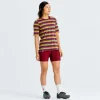 Damskie Specialized T-Shirty*Women's /Fjällräven Cotton Striped Short Sleeve Tee